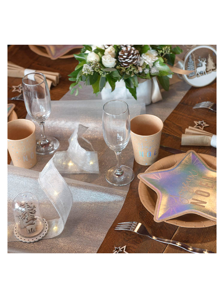 Santex Chemin de Table en Argent Métallique main product photo