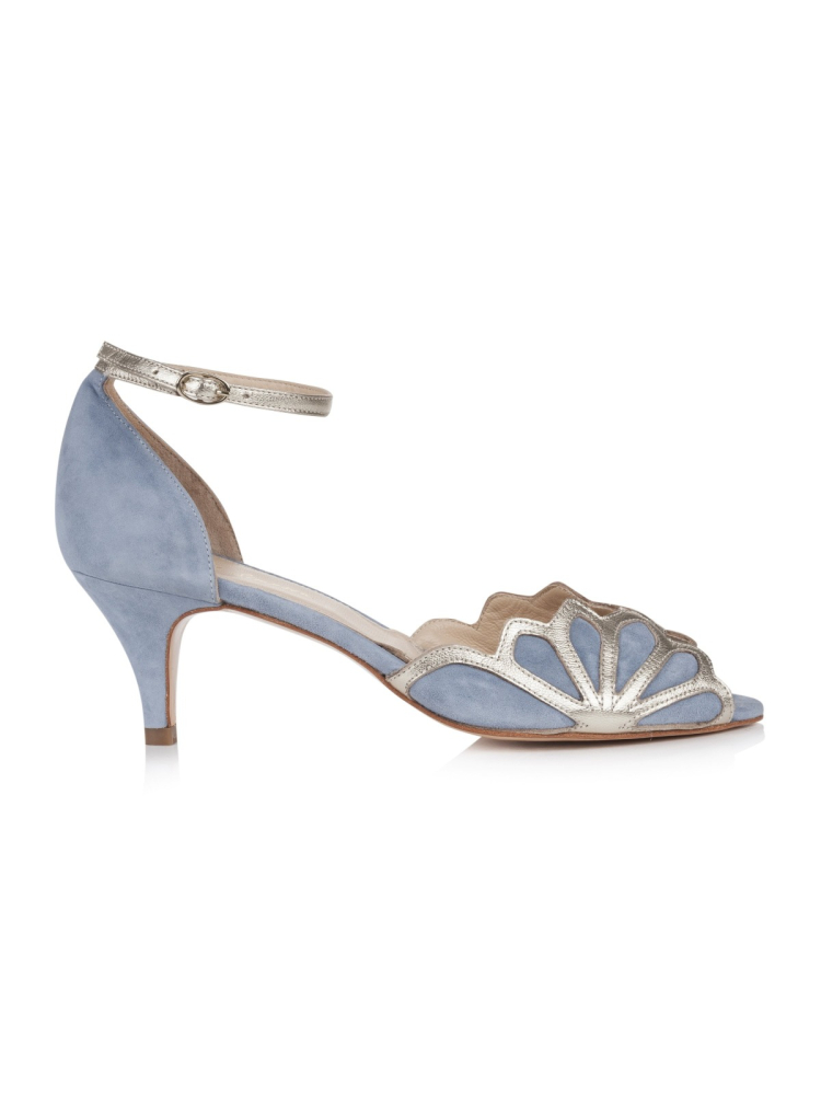 Rachel Simpson Isadora Bleu Chaussures de mariée main product photo