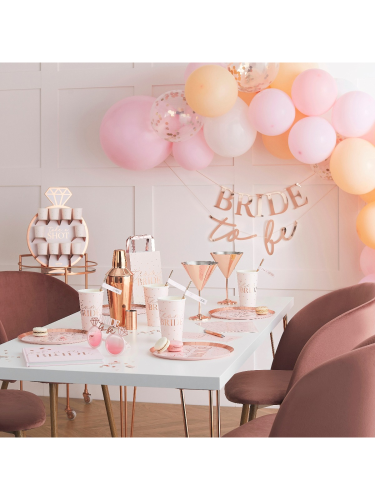 Ginger Ray HN-837 Blush Hen Arc de Ballon main product photo