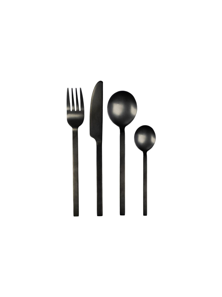 Leeff Couverts Charlot – Set de 16, Noir main product photo