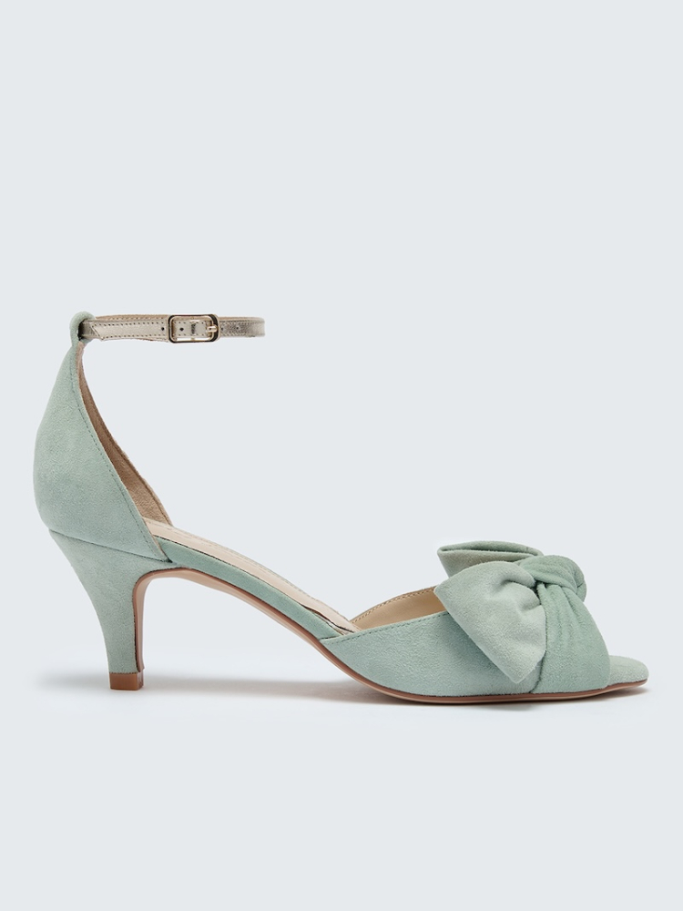 Rachel Simpson Margot Chaussures de Mariée Vert Menthe main product photo