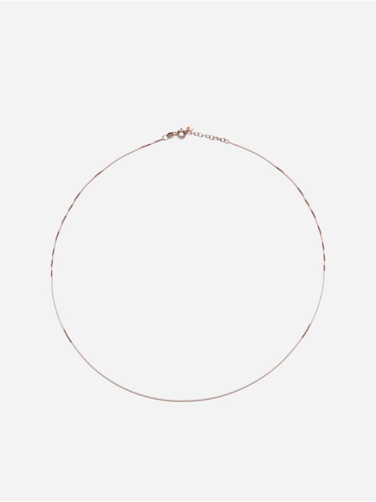 Abrazi Box Chain Collier Rose-M main product photo