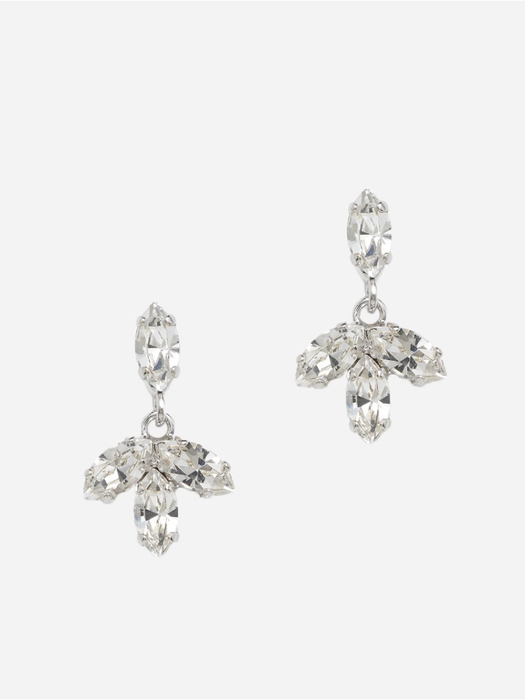 Abrazi Kylie Swarovski Boucle d'Oreille Argent main product photo