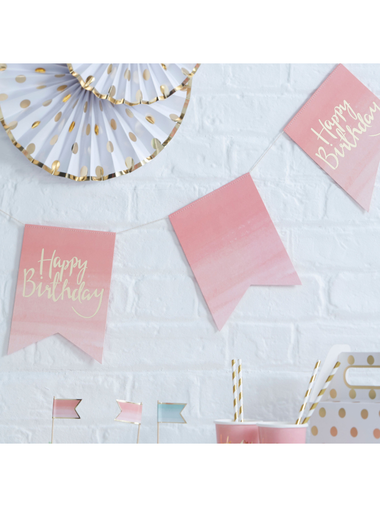 Ginger Ray PM-913 Pick & Mix Happy Birhtday Guirlande main product photo