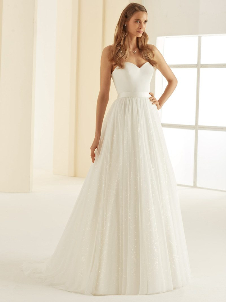Bianco Evento Butterfly Jupe en tulle main product photo