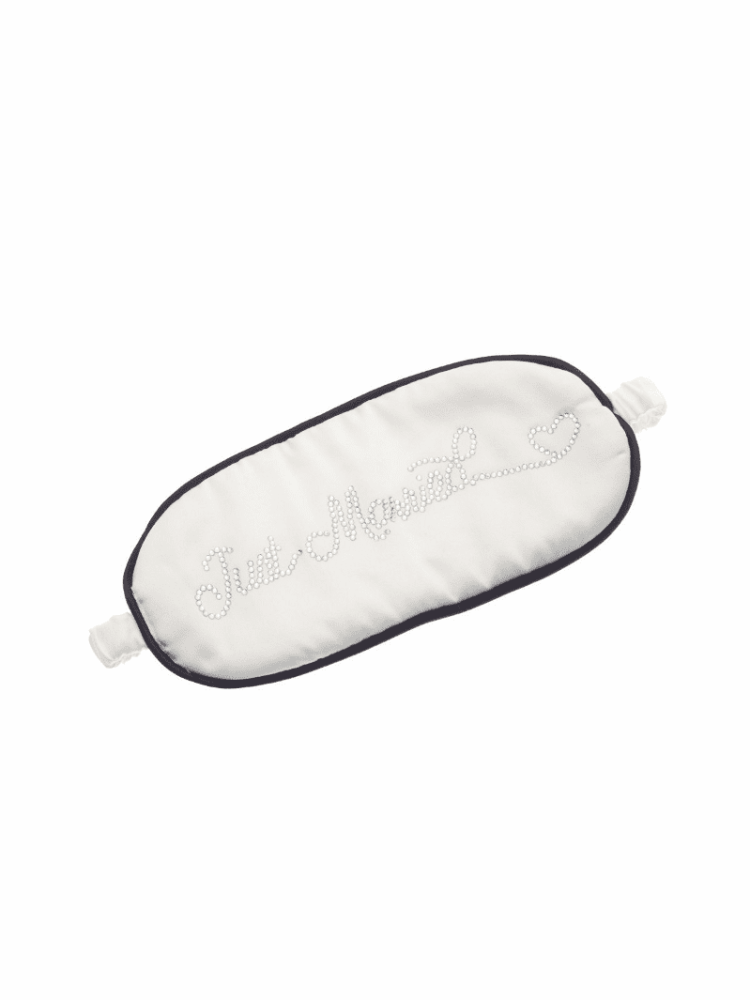 Poirier BN-11 Just Married Masque de Sommeil Strass Satin main product photo