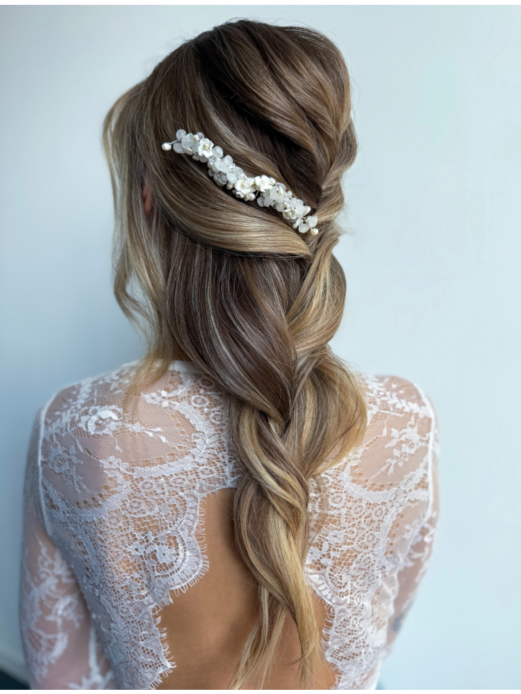 Sally Jane Bridal Peigne Celeste Argent main product photo