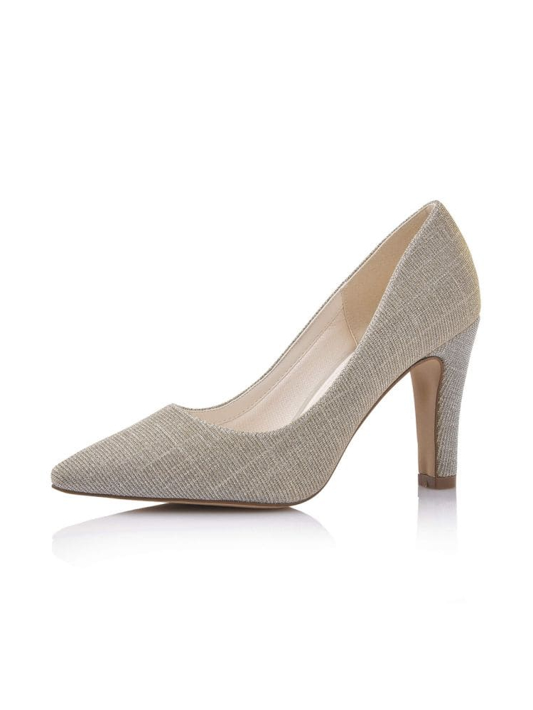 Rainbow Club Fera Or Métallique Chaussures Mariage main product photo