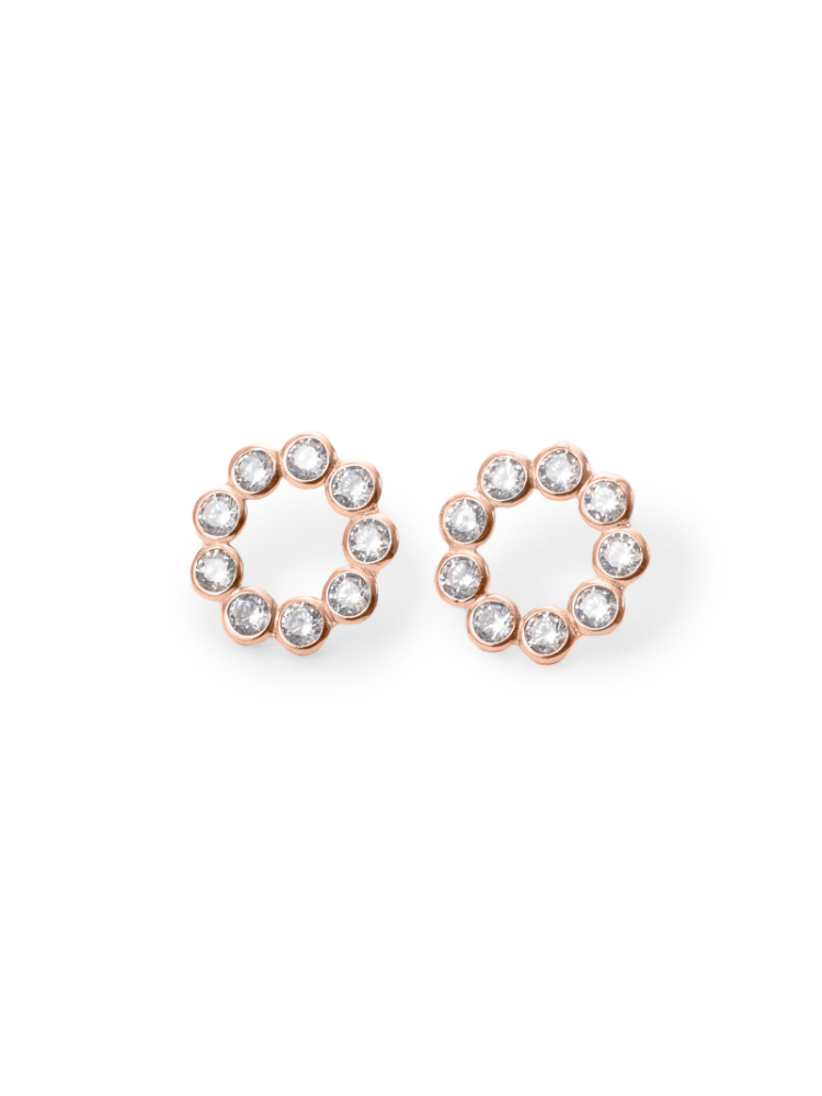 Abrazi Callie Boucles d'Oreilles Rose main product photo