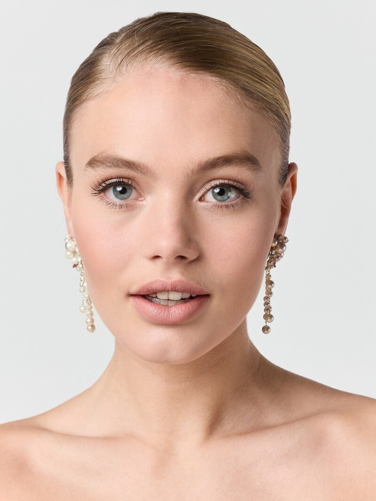 Poirier JE-75203 Boucles d'oreilles dorées main product photo