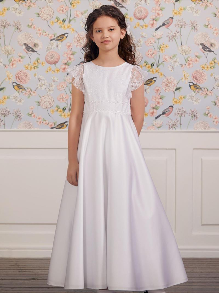 LILLY 08-1102-WH Robe de Communion main product photo