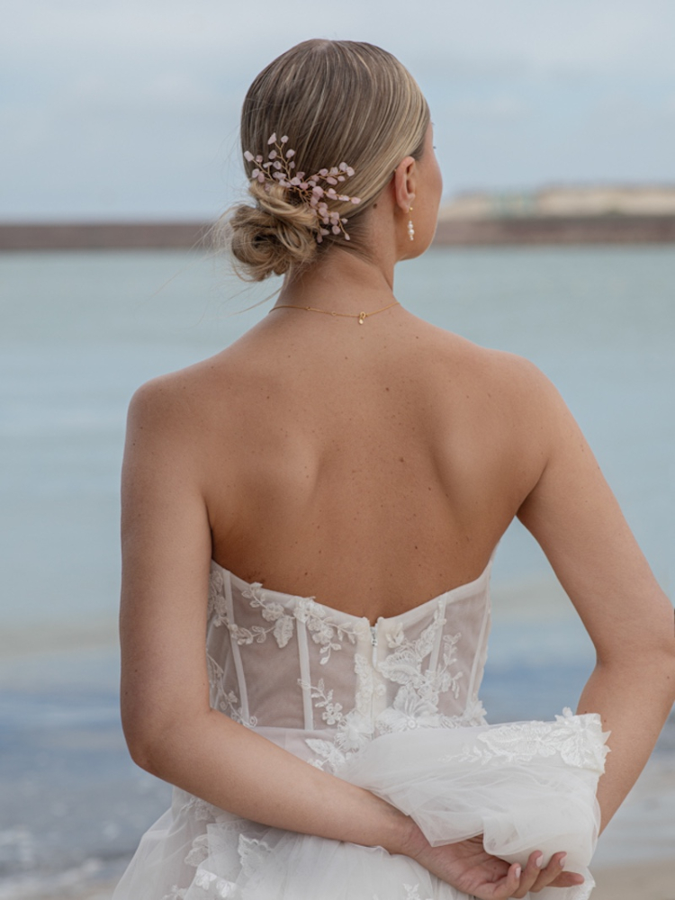 Sally Jane Bridal Lotis Épingles à Cheveux Or main product photo
