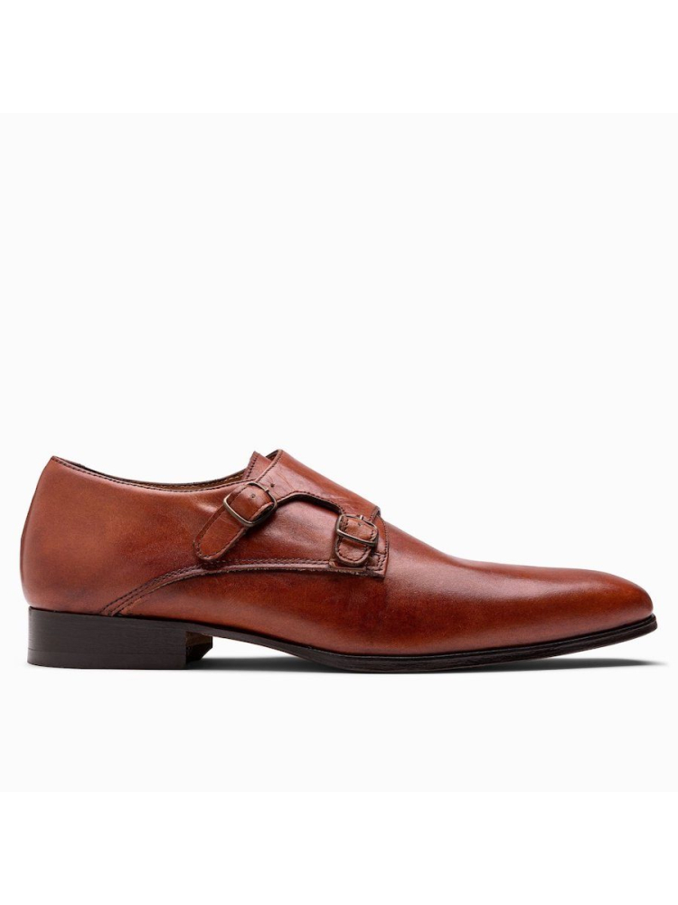 Paulo Bellini Ugento Chaussure Mariage Homme Cuir Cognac main product photo