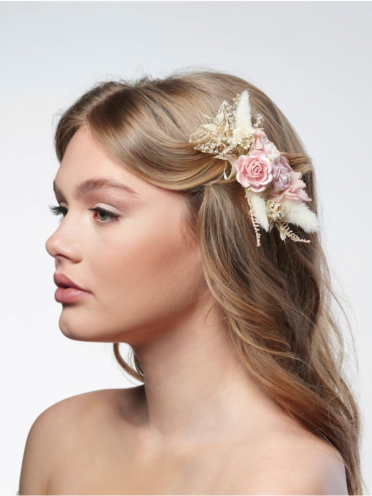 Poirier BB-469 Peigne Cheveux Fleurs main product photo