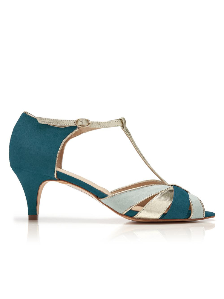 Rachel Simpson Maya Chaussures Mariage Sarcelle main product photo