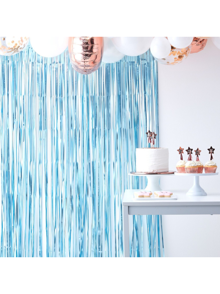 Ginger Ray TW-805 Twinkle Twinkle Rideau de Fête Bleu main product photo