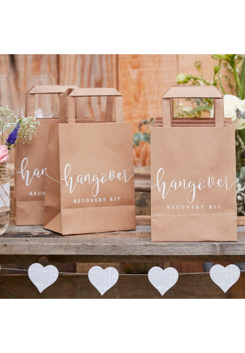 Ginger Ray CW-238 Rustic Country Hangover Recovery Kit Sacs ()