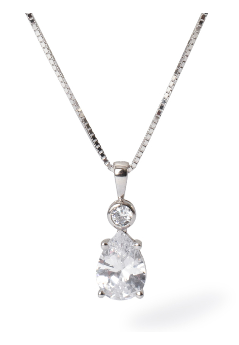 Abrazi Soraya Collier Argent 50cm