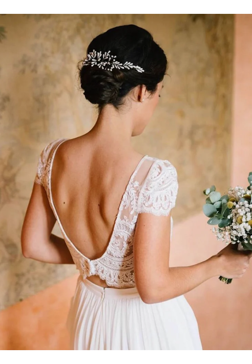 Lizeron Calvi Peigne cheveux Blanche ()