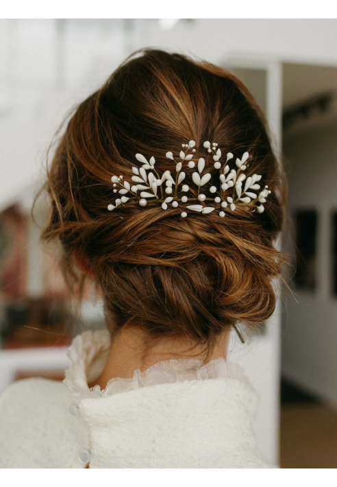 Lizeron Marthe Peigne pour cheveux Blanc ()