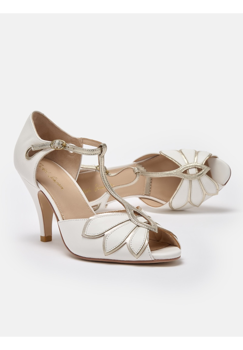 Rachel Simpson Mimosa Chaussures de Mariée Ivoire