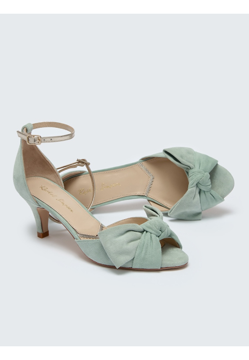 Rachel Simpson Margot Chaussures de Mariée Vert Menthe
