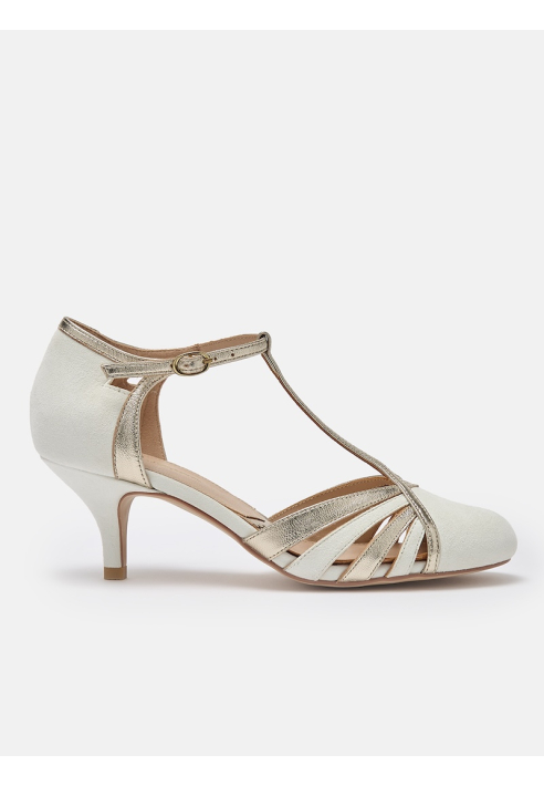 Rachel Simpson Rosie Chaussures de Mariée Ivoire ()