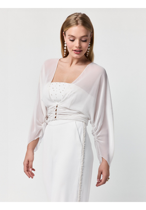 Poirier Gilet Chiffon