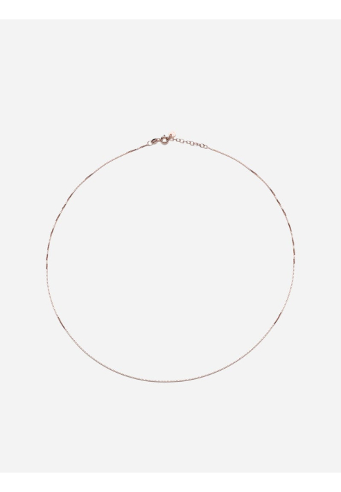 Abrazi Box Chain Collier Rose-M ()