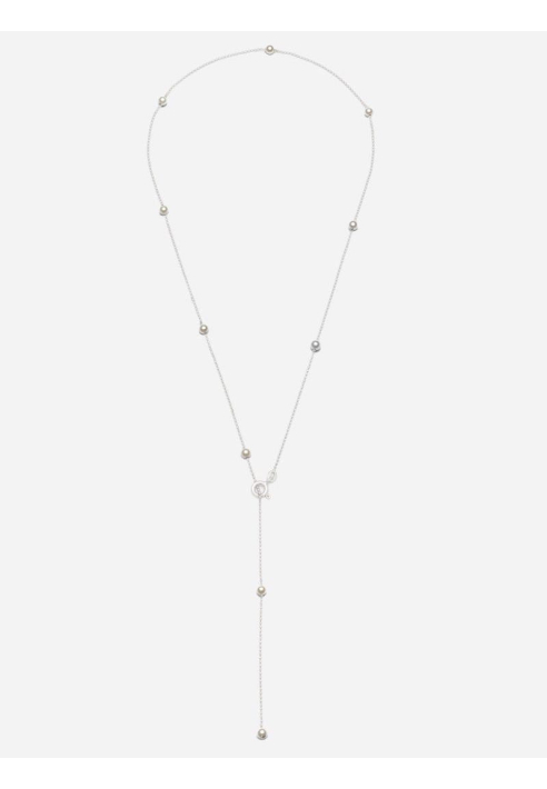 Abrazi Jessie Perle Collier de Dos Argent ()
