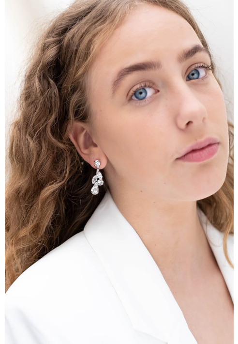 Abrazi Zoe Swarovski Boucle d'Oreille Argent ()