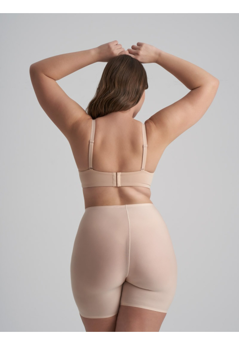 BYE BRA Uni Stretch Short Taille Moyenne Beige