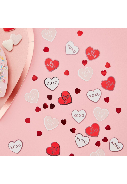 Ginger Ray VA-901 Be My Valentine Coeurs de confettis ()