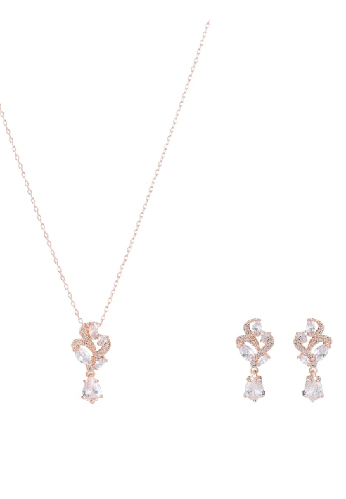 G. Westerleigh JS6445RG Parure Mariage Or Rose