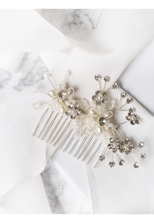 Abrazi Lily Peigne Cheveux Argent