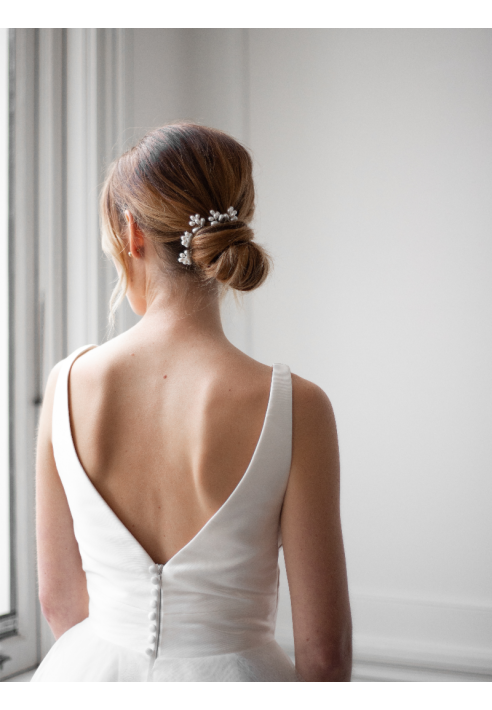 Abrazi Perla Épingles à Cheveux Argent ()