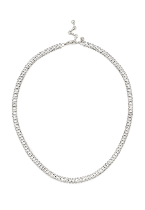 Abrazi Baguette Collier Argent ()