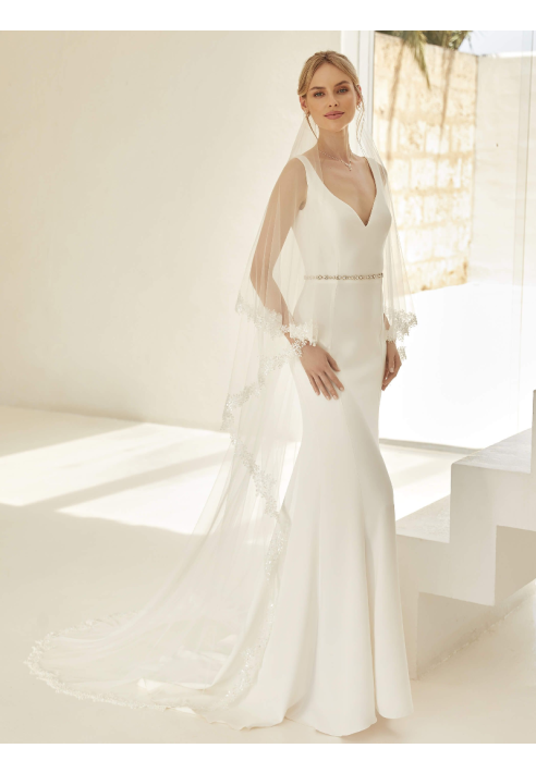 Bianco Evento S427 Voile - 220/80 cm