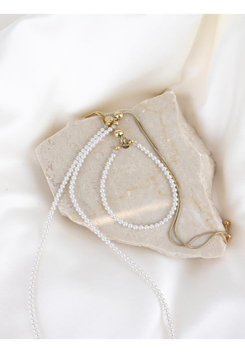 Abrazi Jorja Perle Collier Or