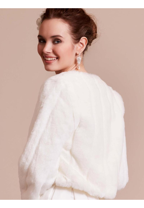 LILLY 09-3186-CR Boléro Fausse Fourrure