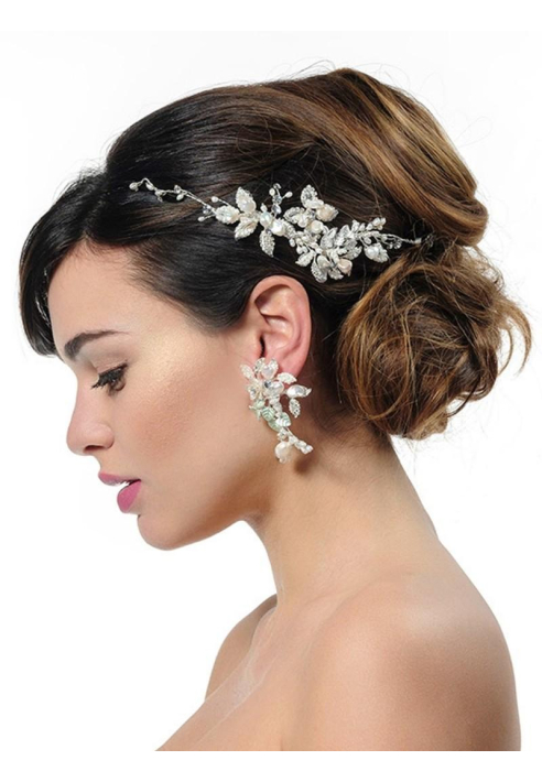 Poirier BB-8580 Cheveux Vigne Argent ()