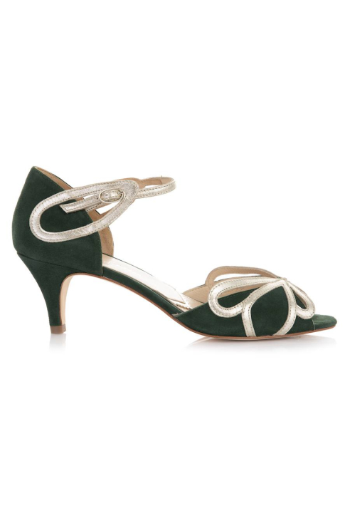 Rachel Simpson Cecelia Chaussures Mariage Vert ()