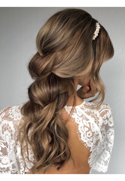 Sally Jane Bridal Sabrina Hair Vine Gold ()