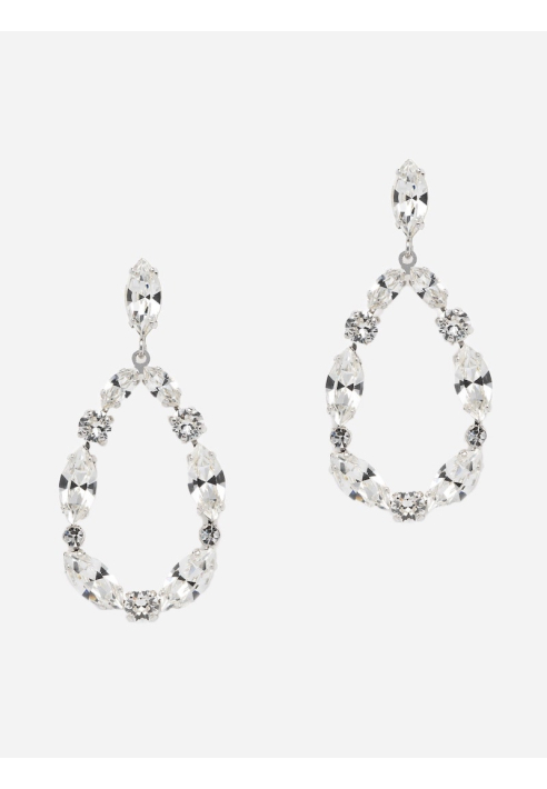 Abrazi Jane Swarovski Boucle d'Oreille Argent