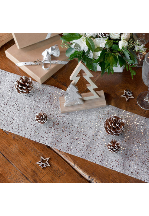 Santex Chemin de Table en Argent
