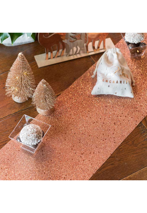 Santex Chemin de Table en Or Rose