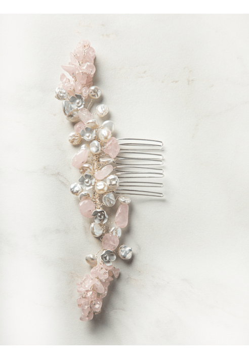 Sally Jane Bridal Gaia Peigne cheveux Argent