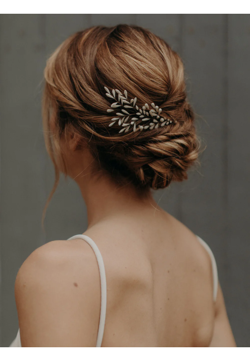 Lizeron Astrid Épingle à cheveux Blanche ()