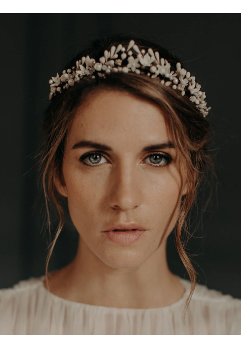 Lizeron Clémentine Tiara Blanche