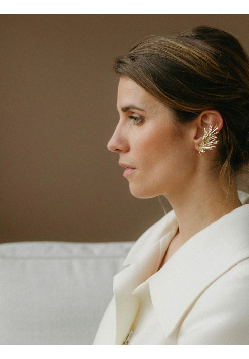 Lizeron Iris Boucles d'oreilles Or